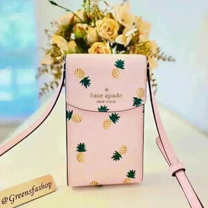 Kate spade staci pineapple north south crossbody bag